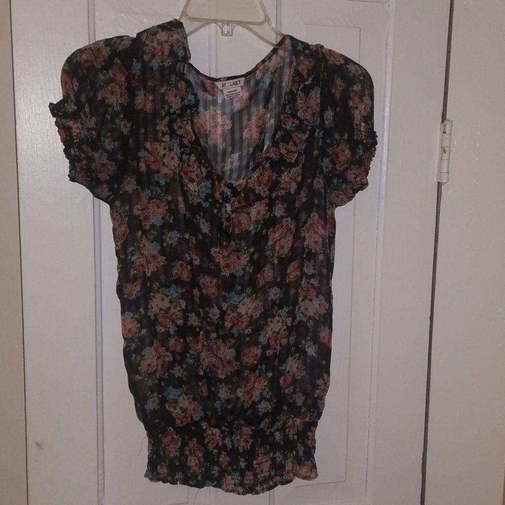Classic floral blouse